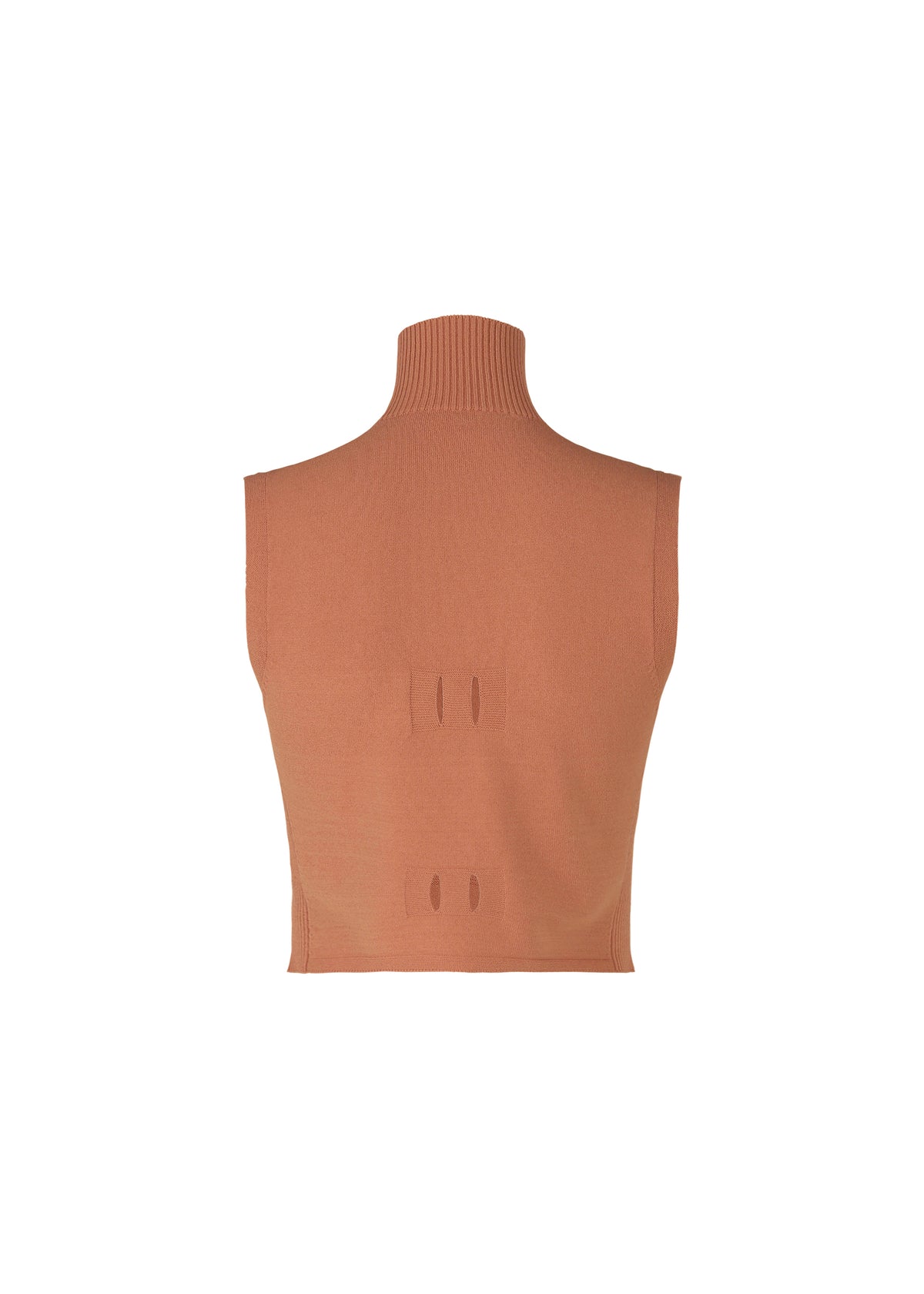 BELT LOOP KNIT Top Light Brown