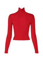 A detail shot of the ISSEY MIYAKE ELEPHANT KNIT prêt à porter.