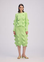 LINKAGE Cardigan Lime Green