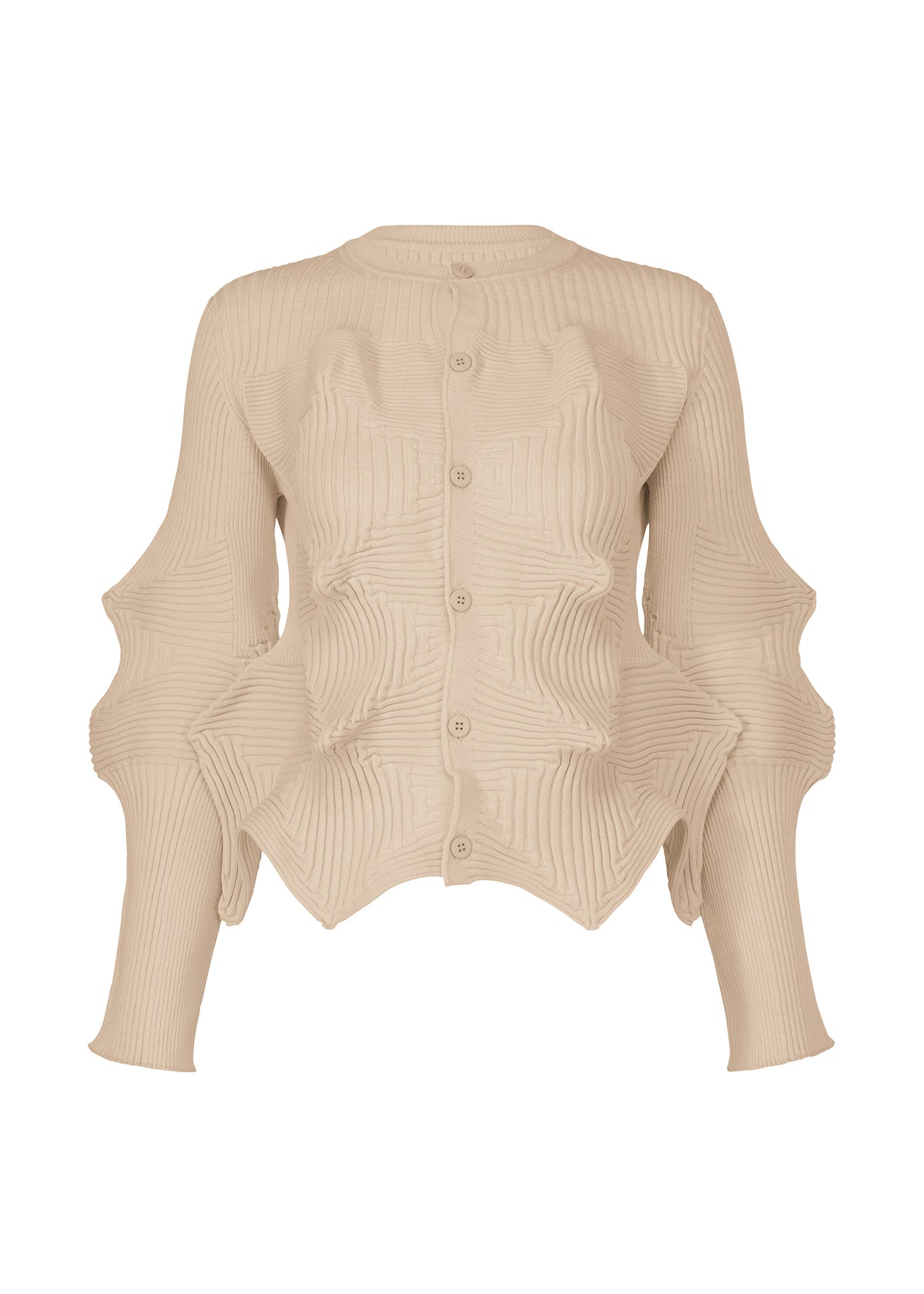 LINKAGE Cardigan Emu Beige