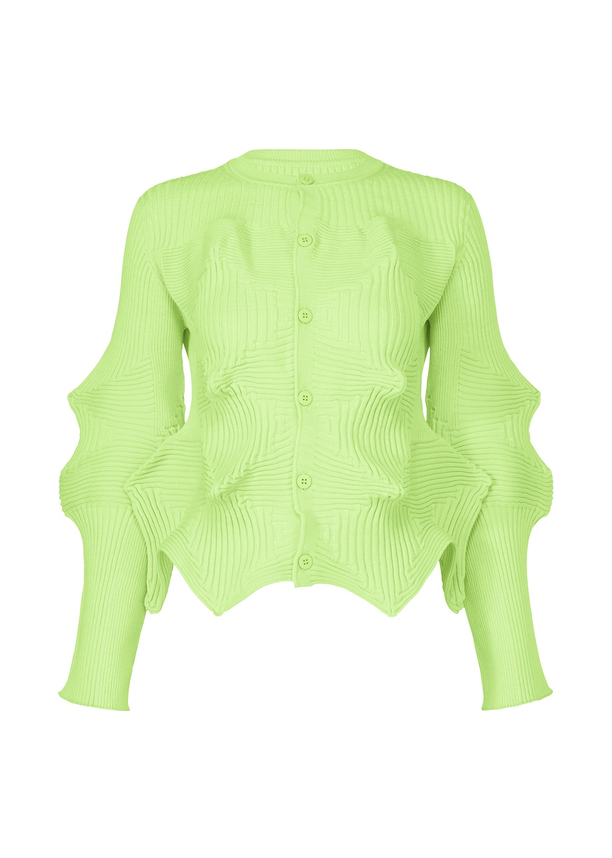 LINKAGE Cardigan Lime Green