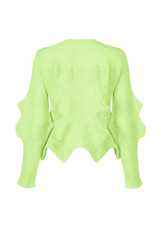 LINKAGE Cardigan Lime Green