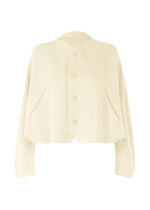 A product shot of the ISSEY MIYAKE CAMPAGNE prêt à porter in special white (02).