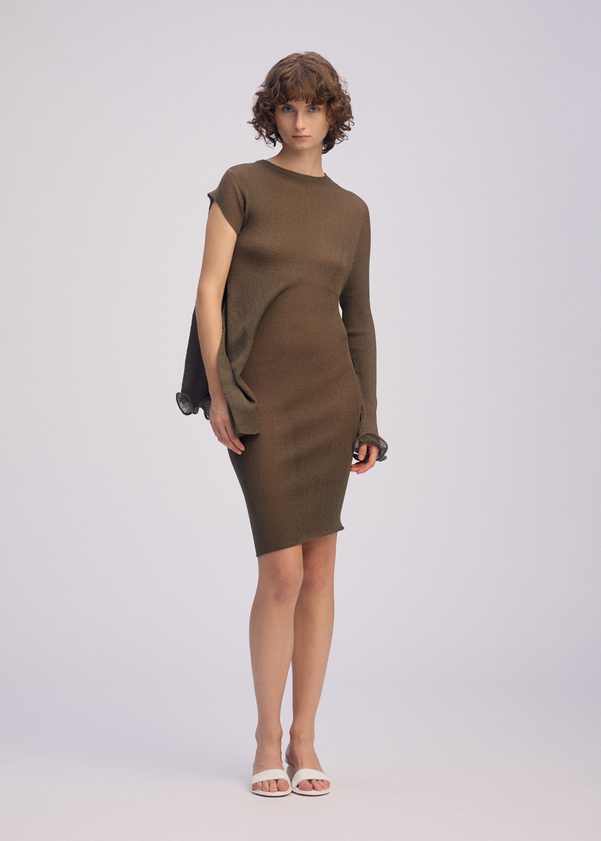 ADVENTITIOUS: SLEEVES Tunic Charcoal