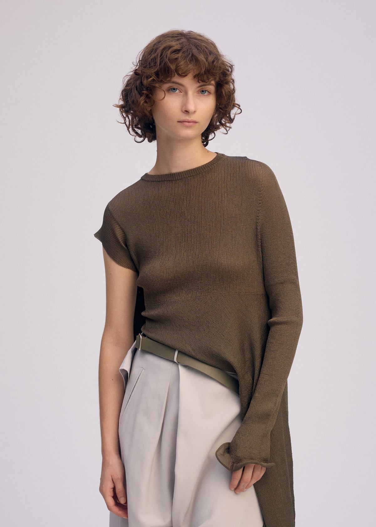 ADVENTITIOUS: SLEEVES Tunic Charcoal