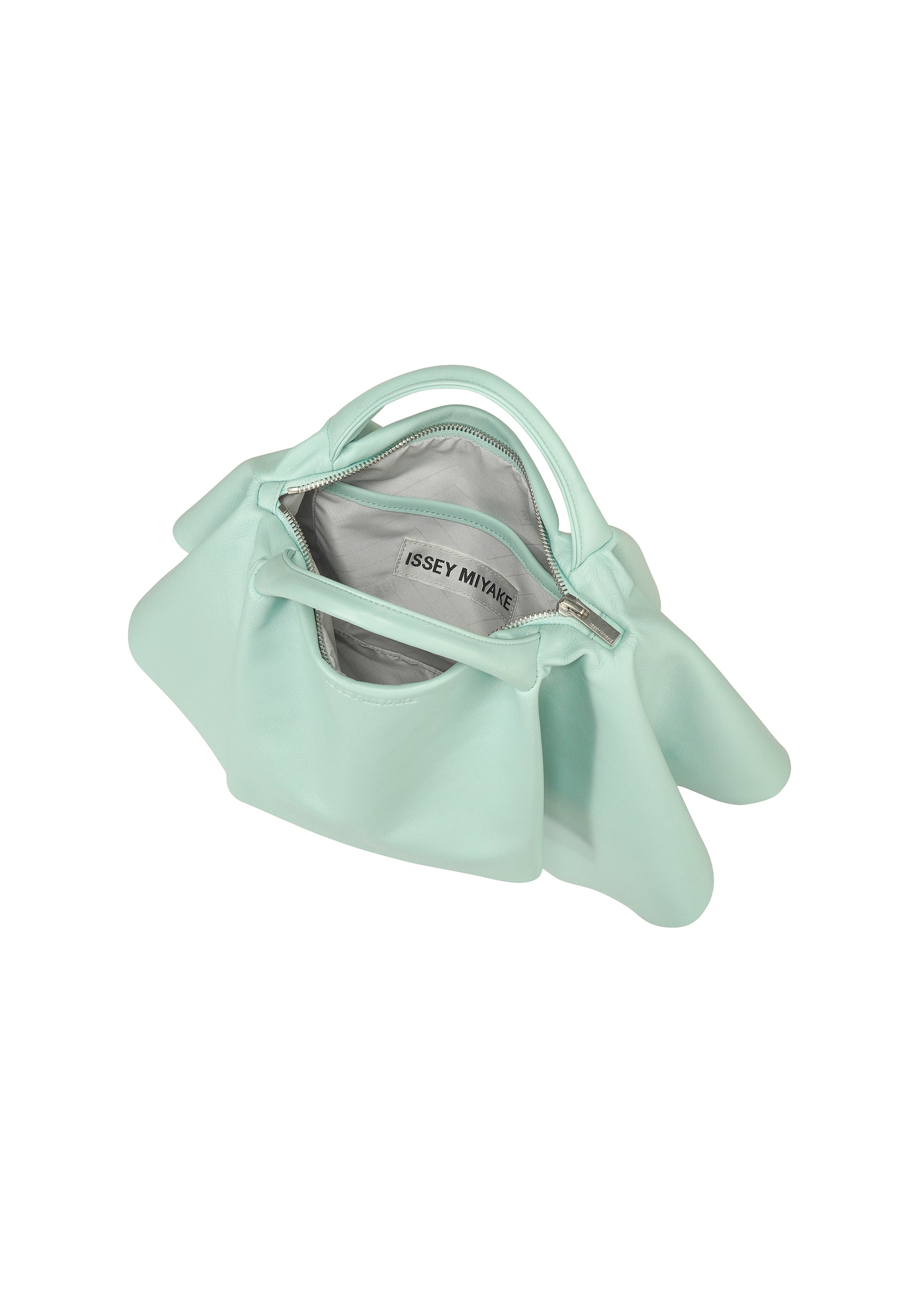 SQUARE BAG LEATHER Bag Grey – ISSEY MIYAKE EU