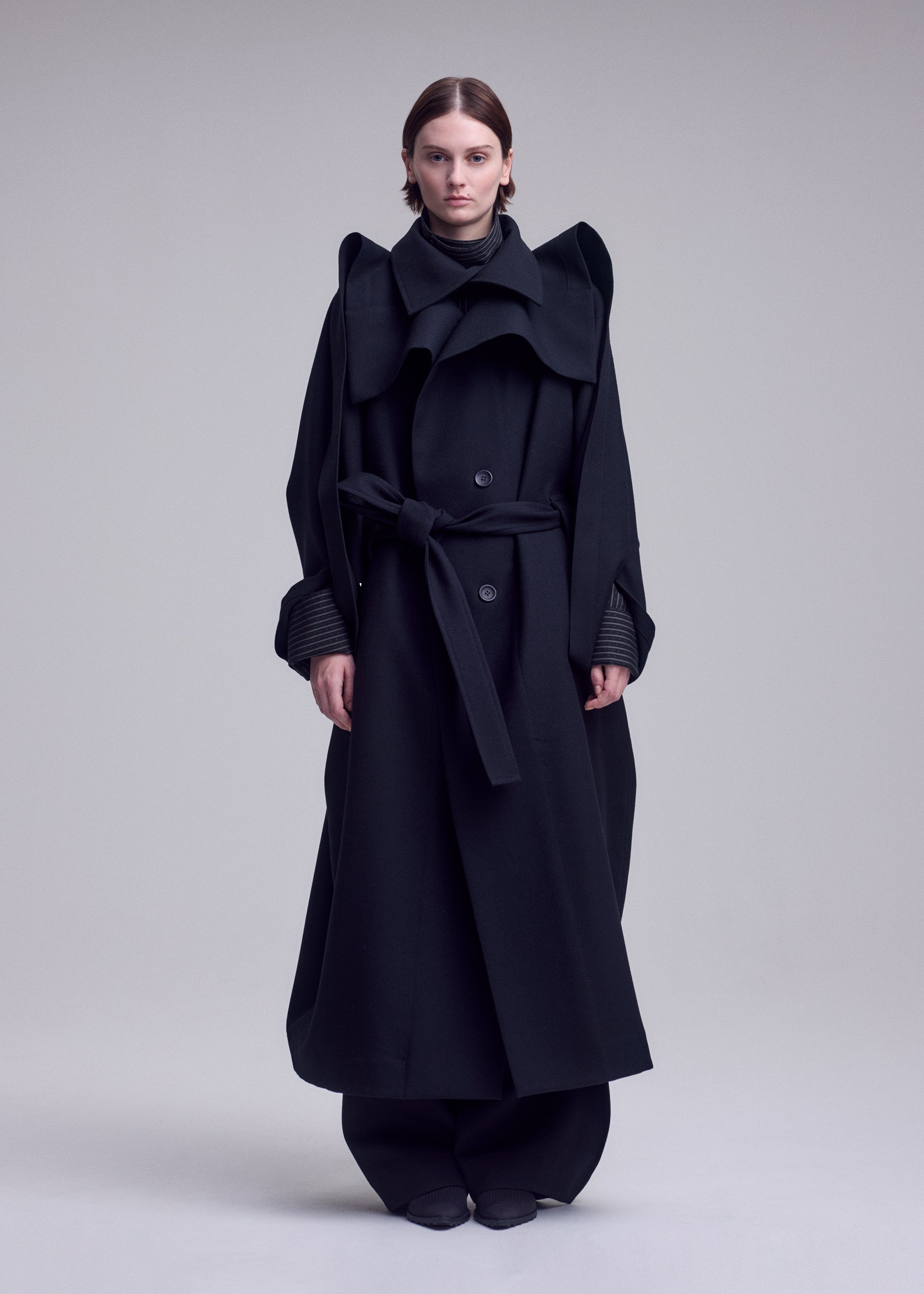 CALLIGRAPH Coat Black – ISSEY MIYAKE EU