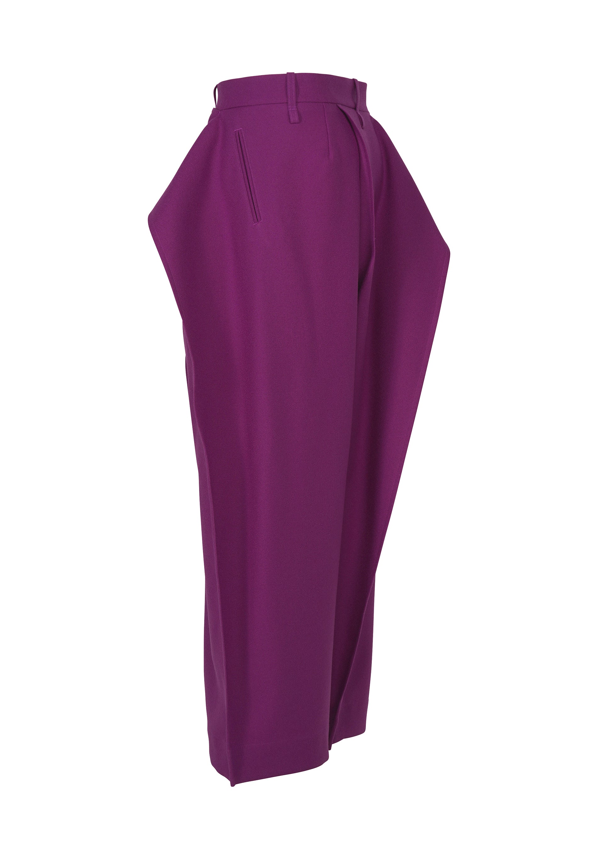 ISSEY MIYAKE パープル ラップワイドパンツ　IMFG91FF003 ISSEY MIYAKE パープル ラップワイドパンツ IMFG91FF003 Issey Miyake