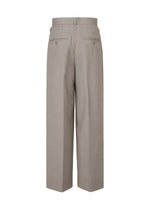 A detail shot of the ISSEY MIYAKE HONEST ENSEMBLE pants.