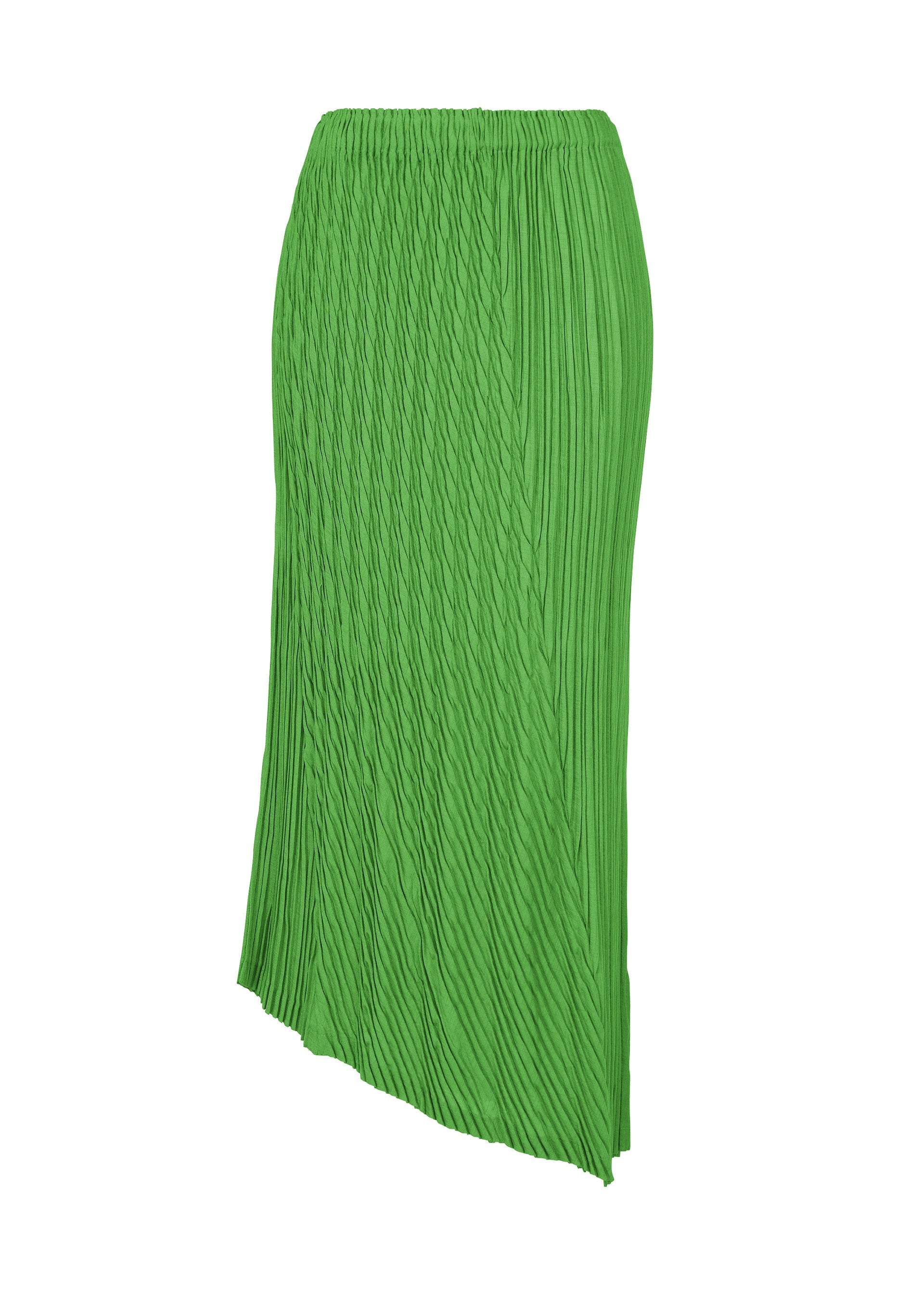UNFURLING PLEATS Skirt Green – ISSEY MIYAKE EU