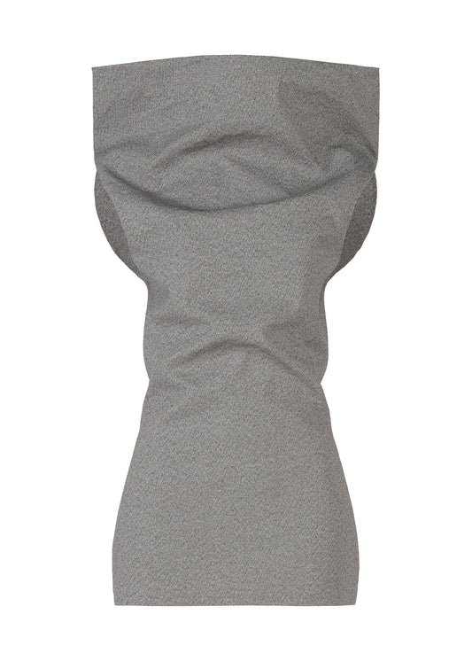 A product shot of the ISSEY MIYAKE ALLOW shirt in gray.