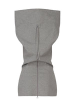 A detail shot of the ISSEY MIYAKE ALLOW shirt.