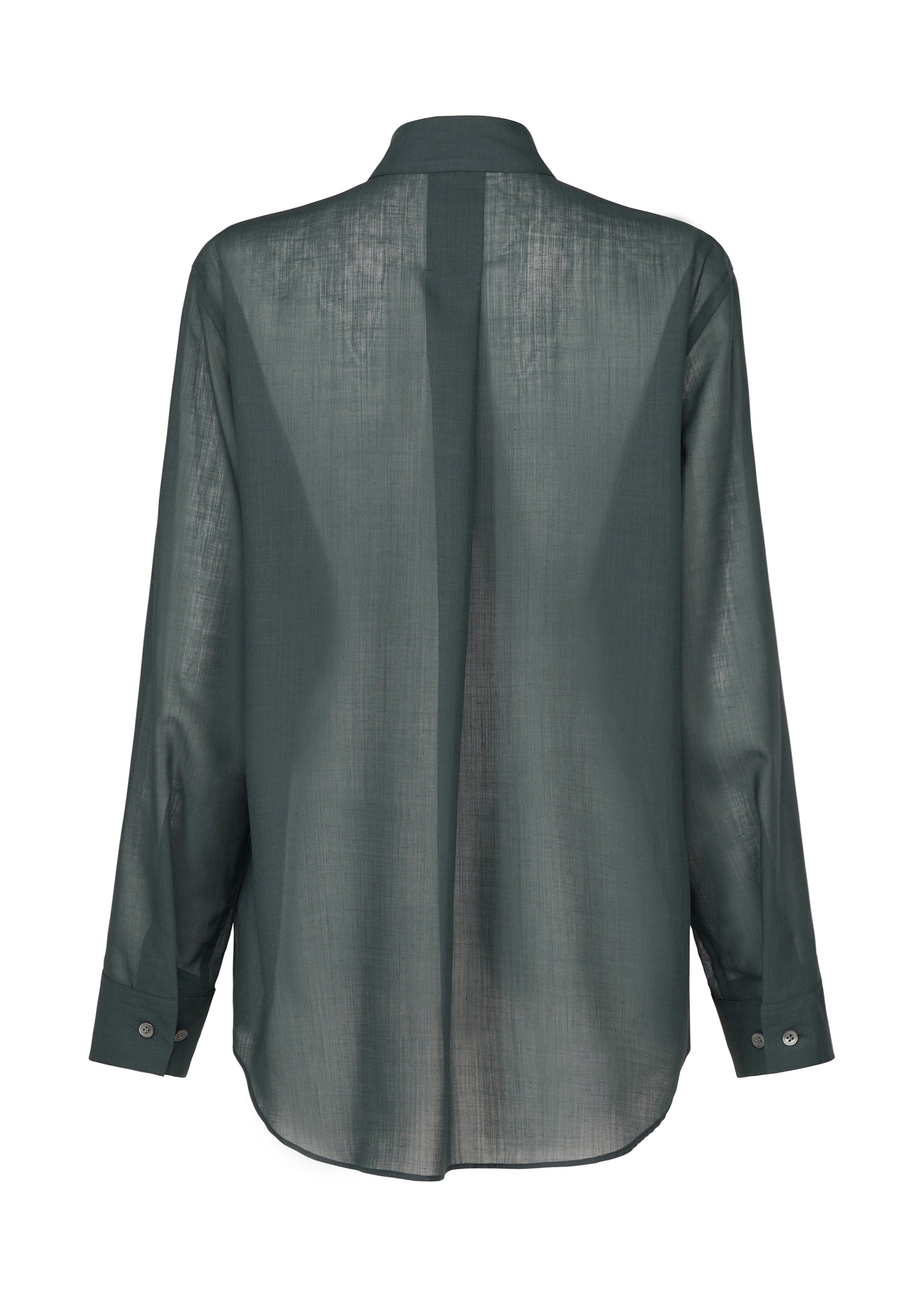 SHEER WOOL Shirt Black – ISSEY MIYAKE EU