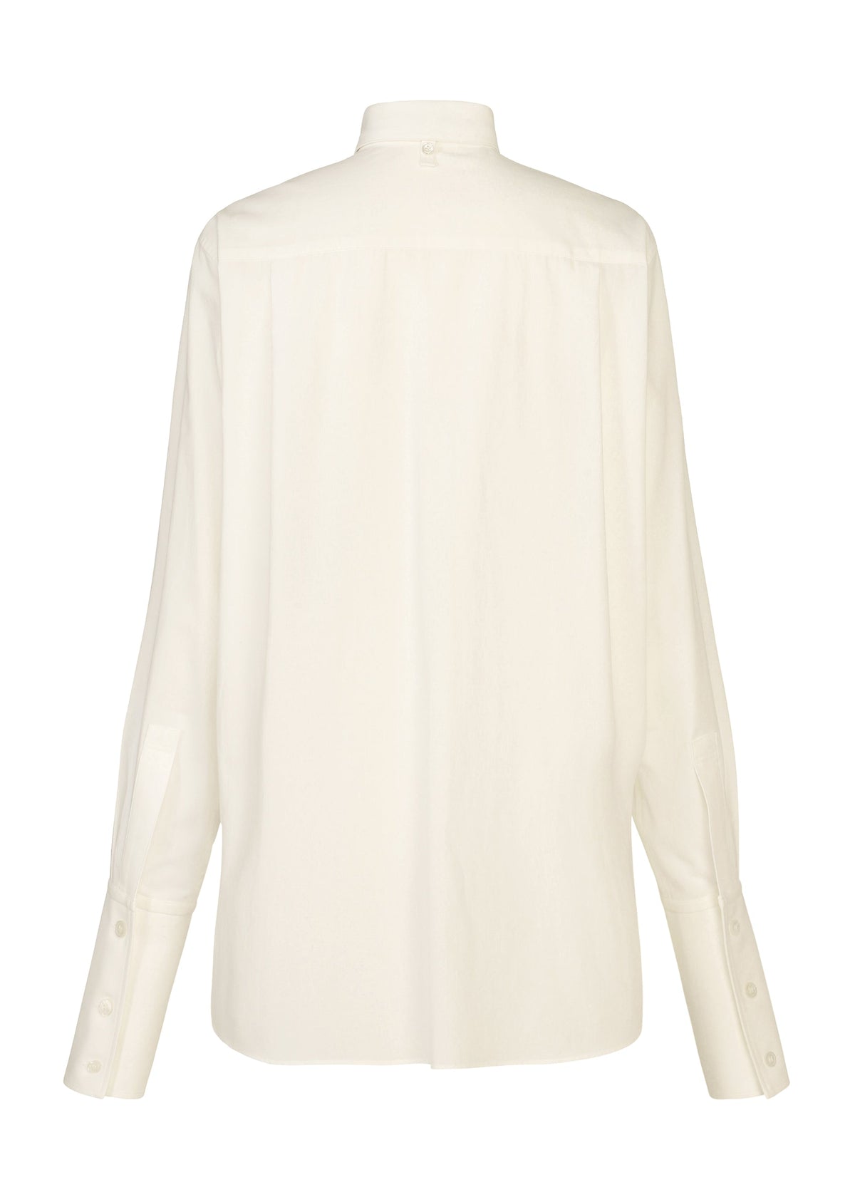 A detail shot of the ISSEY MIYAKE MONSIEUR SHIRT shirt.
