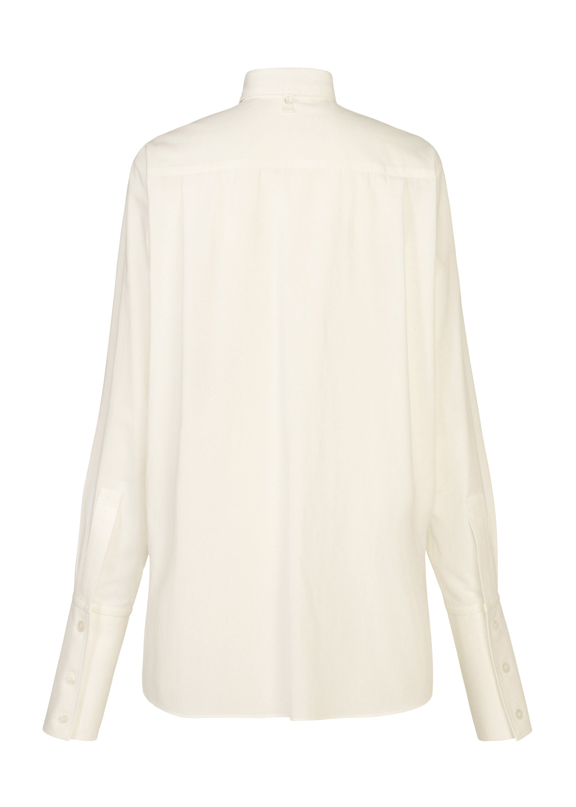 A detail shot of the ISSEY MIYAKE MONSIEUR SHIRT shirt.