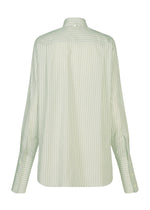 A detail shot of the ISSEY MIYAKE MONSIEUR SHIRT(DOBBY STRIPE) shirt.