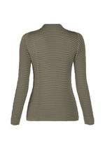 A detail shot of the ISSEY MIYAKE SUEDE LIKE PLEATS shirt.