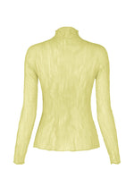 A detail shot of the ISSEY MIYAKE CHIFFON TWIST 1 shirt.
