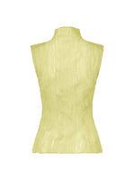 A detail shot of the ISSEY MIYAKE CHIFFON TWIST 1 shirt.