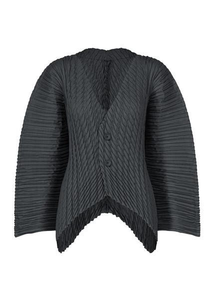 UNFURLING PLEATS Cardigan Dark Navy – ISSEY MIYAKE EU