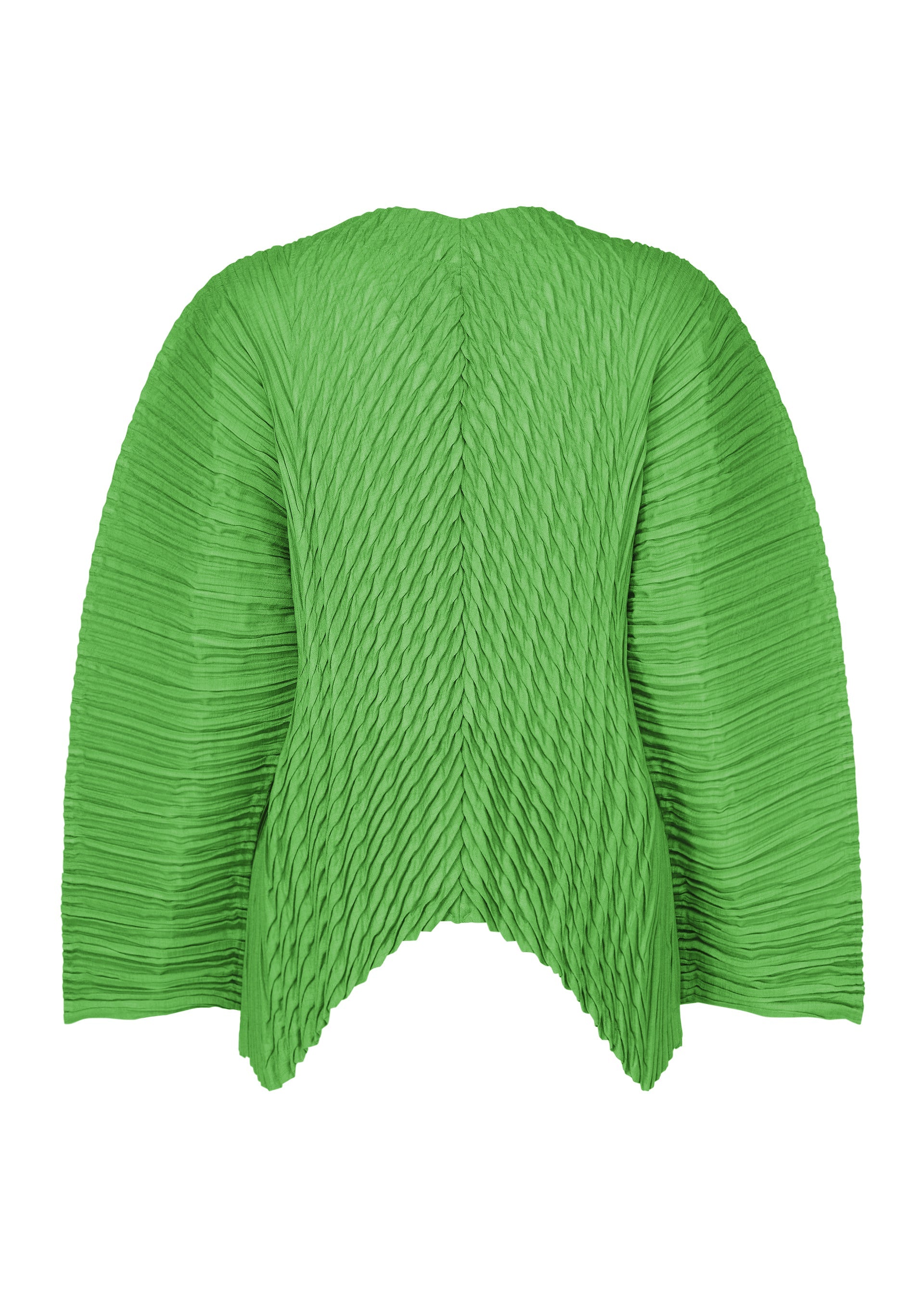 UNFURLING PLEATS Cardigan Green – ISSEY MIYAKE EU
