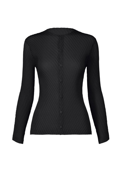RHOMBUS PLEATS Cardigan Black – ISSEY MIYAKE EU