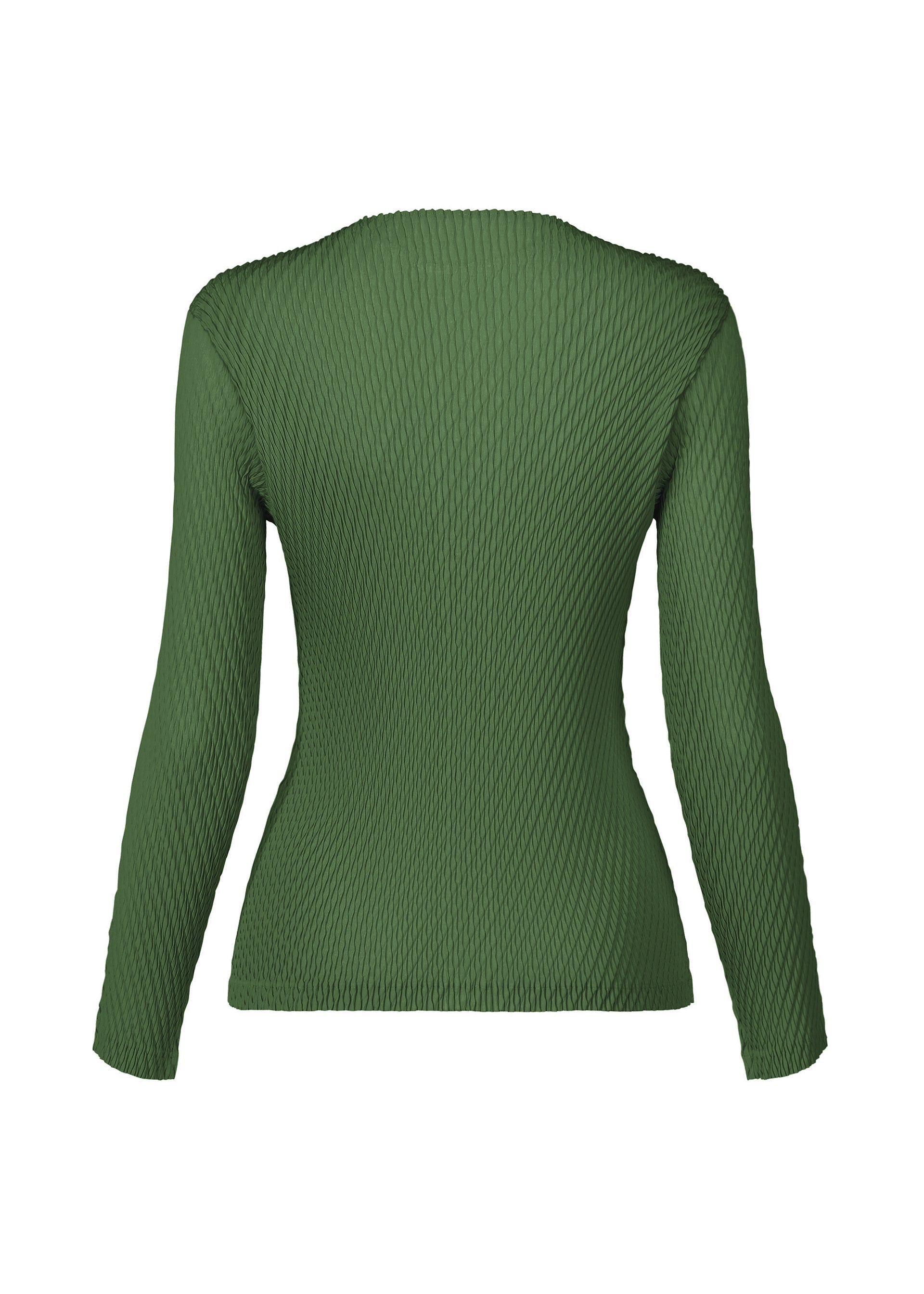 RHOMBUS PLEATS Cardigan Dark Green – ISSEY MIYAKE EU
