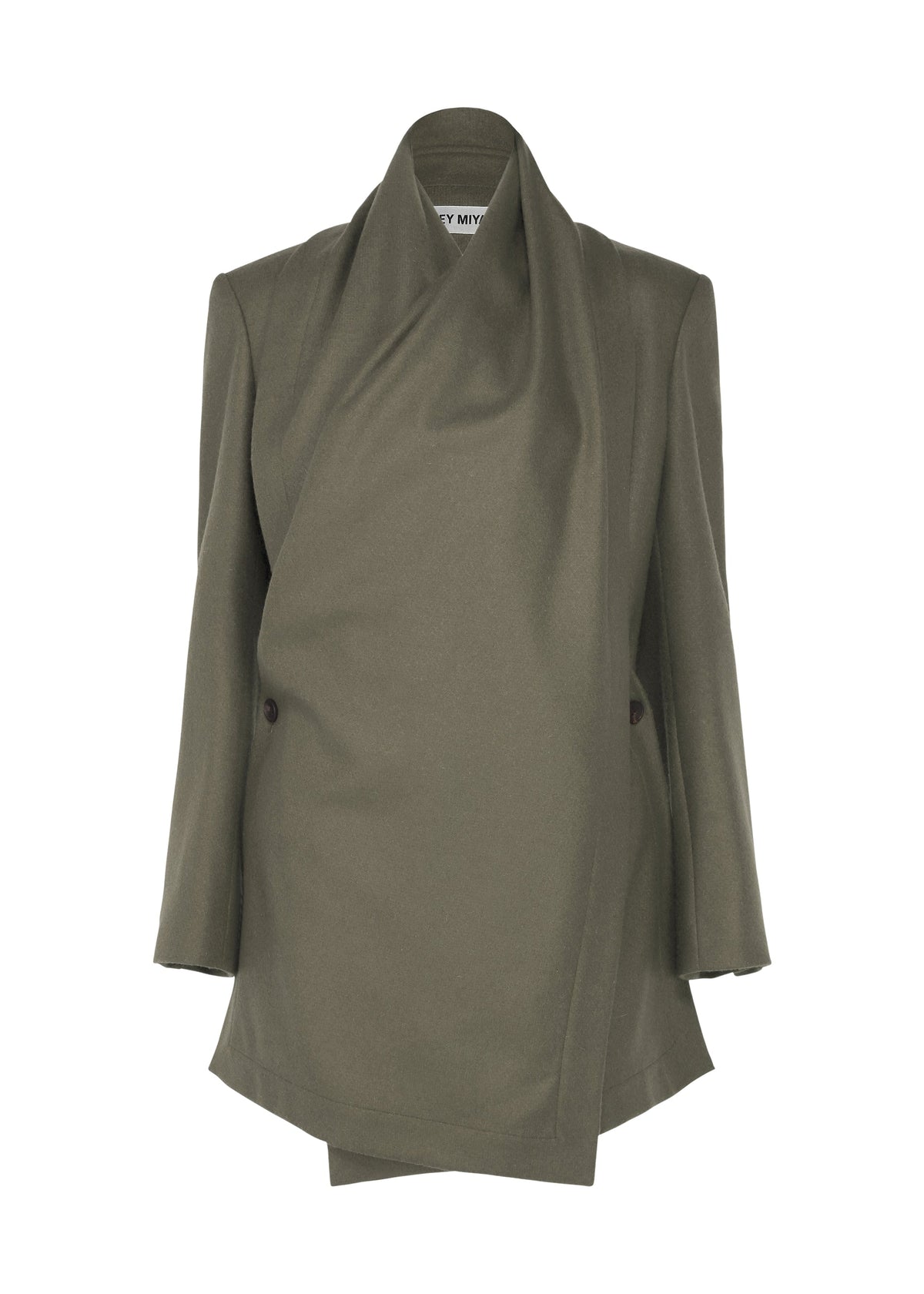 A product shot of the ISSEY MIYAKE MANNER jacket in gray.