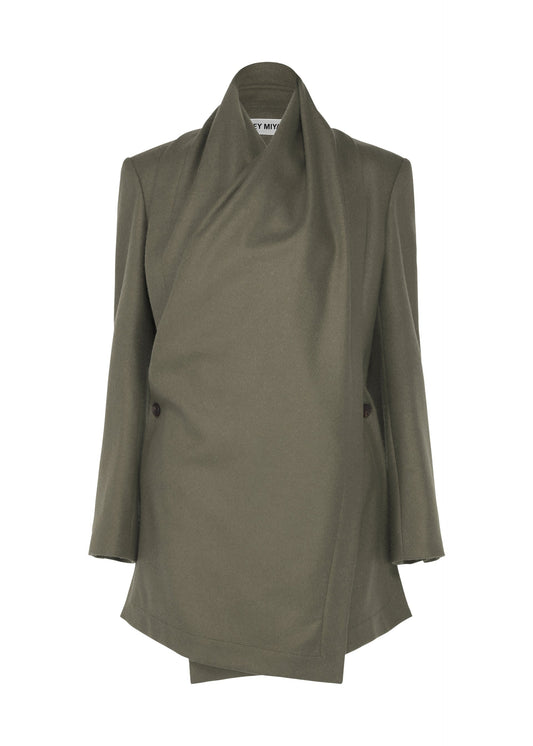A product shot of the ISSEY MIYAKE MANNER jacket in gray.