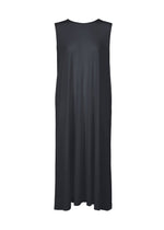 A product shot of the ISSEY MIYAKE DRAPE JERSEY-68 dress in dark navy.