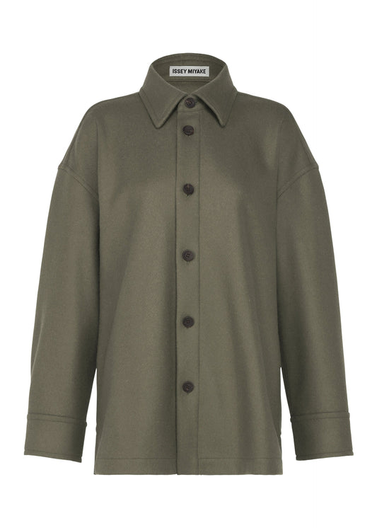 A product shot of the ISSEY MIYAKE MANNER shirt in gray.