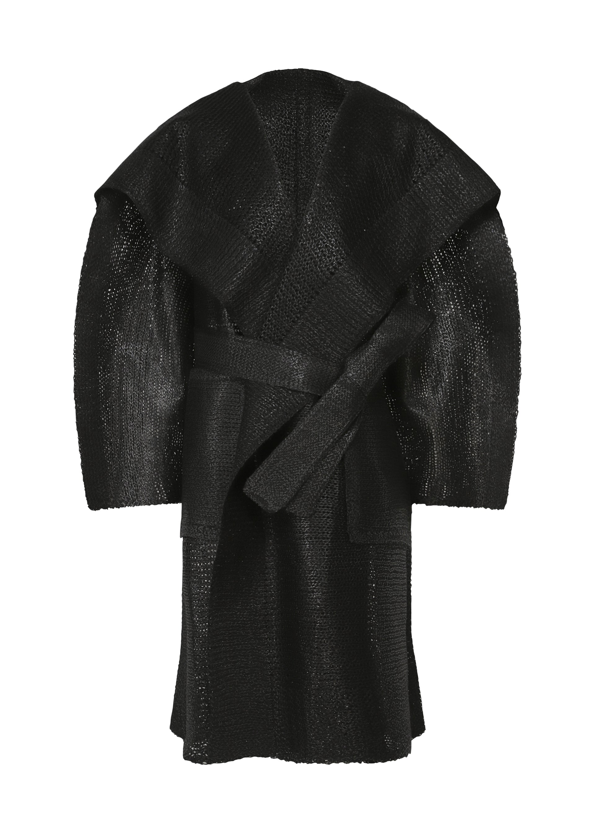 PANINI PULLED Coat Black – ISSEY MIYAKE EU