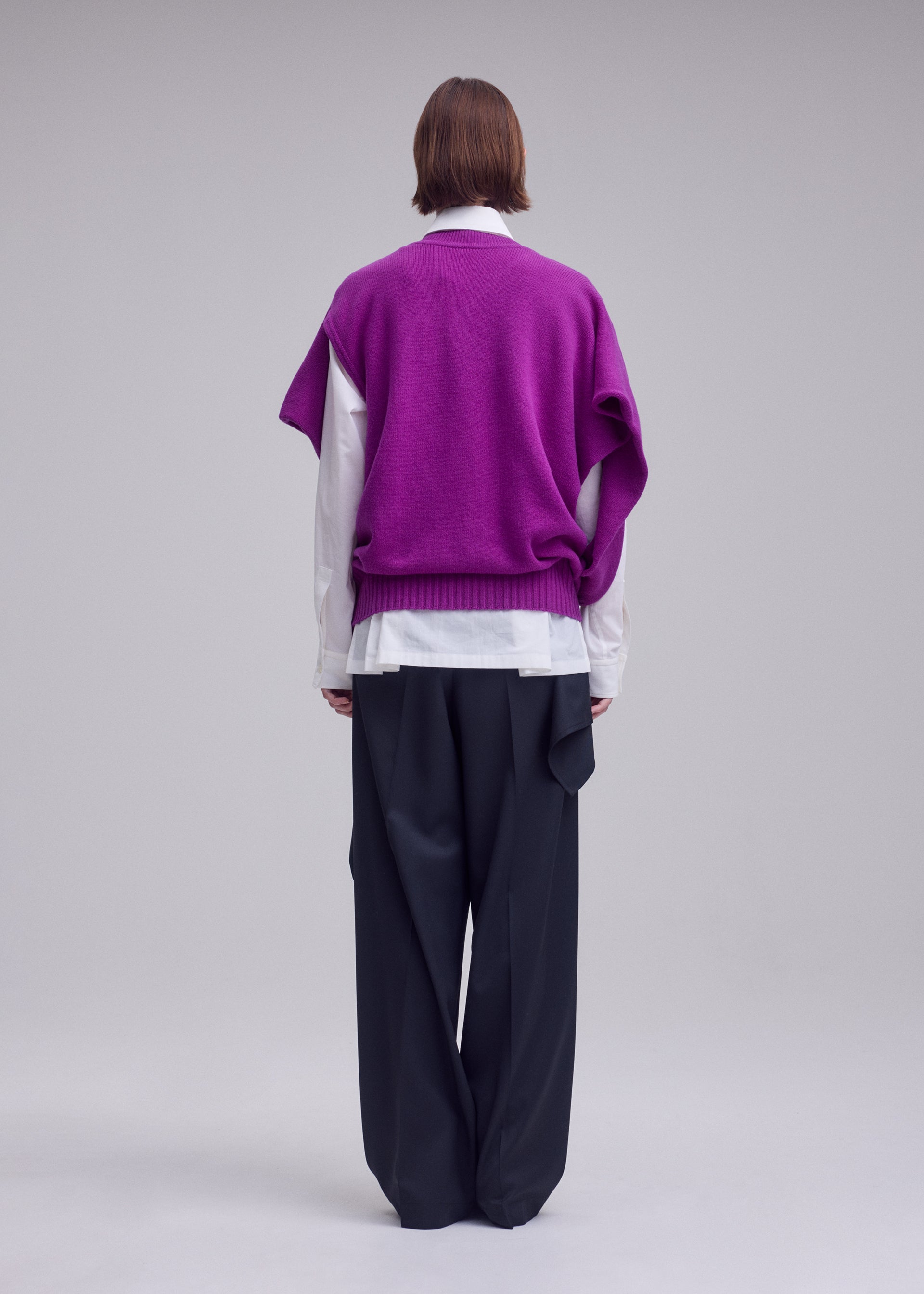 O KNIT Vest Purple – ISSEY MIYAKE EU