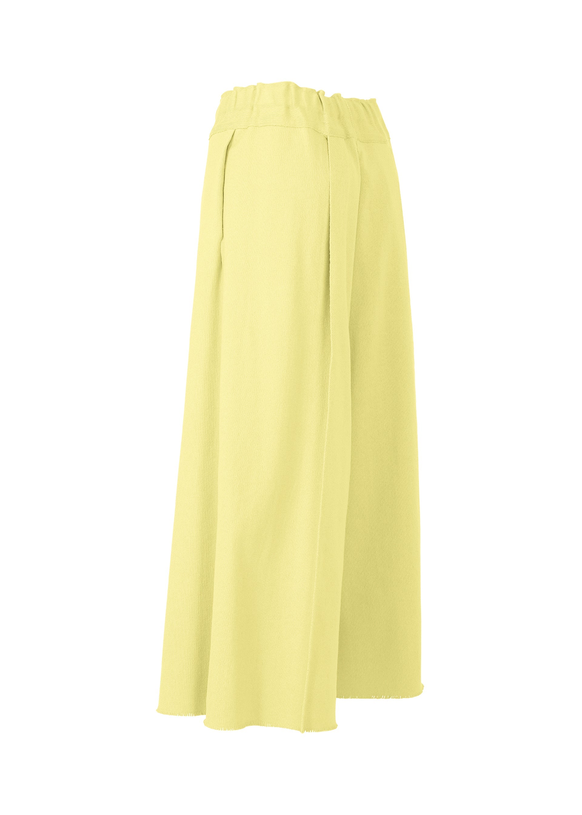 A detail shot of the ISSEY MIYAKE CAMPAGNE pants.