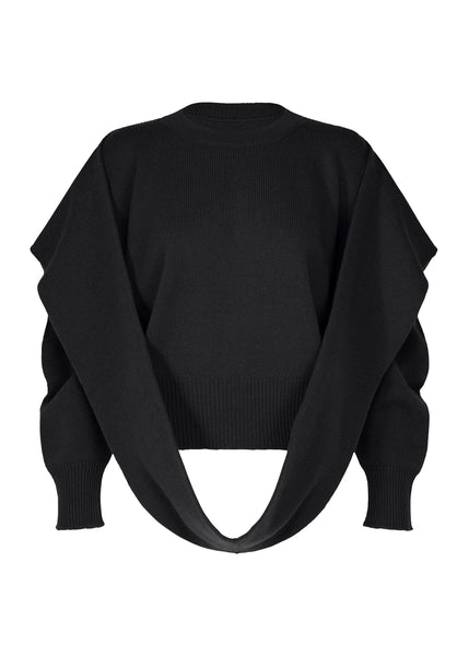 O KNIT Top Black – ISSEY MIYAKE EU