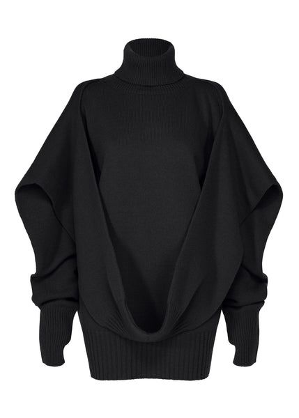 O KNIT Top Black – ISSEY MIYAKE EU
