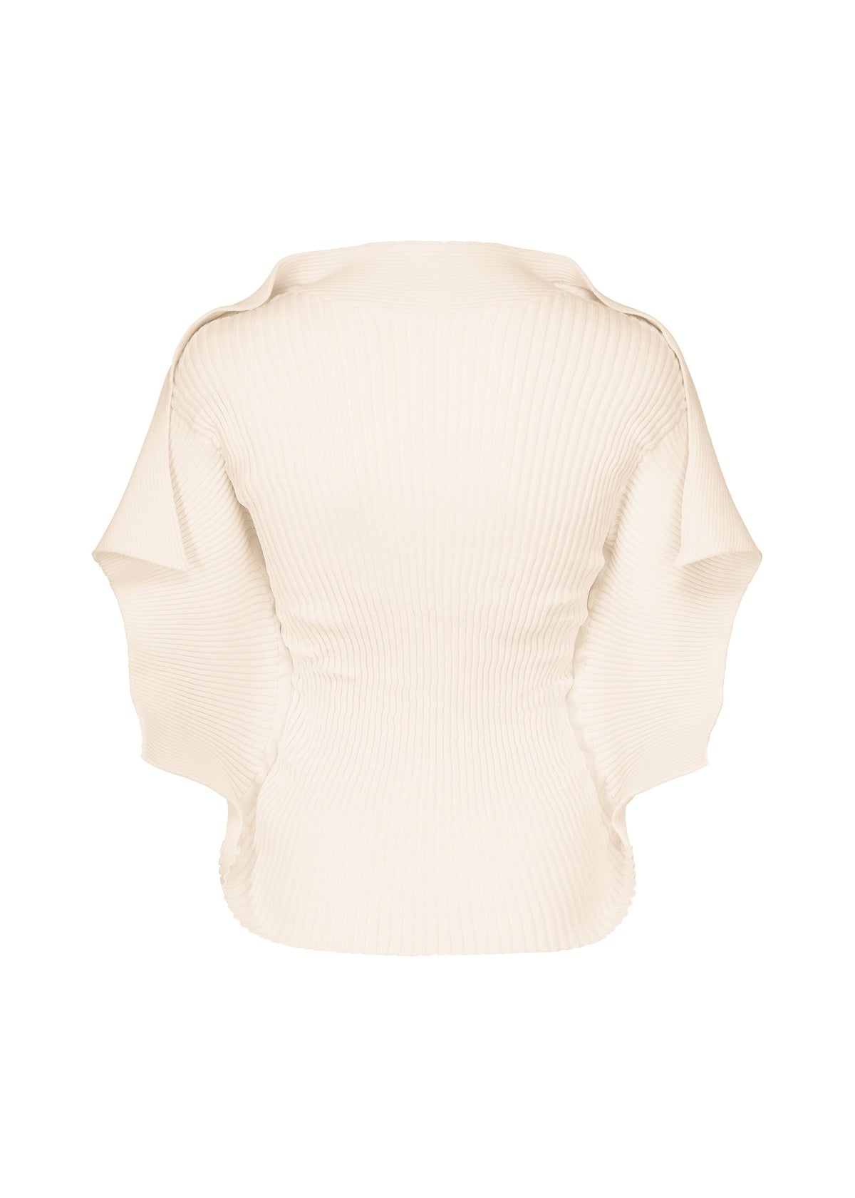 A detail shot of the ISSEY MIYAKE PRANCE top.