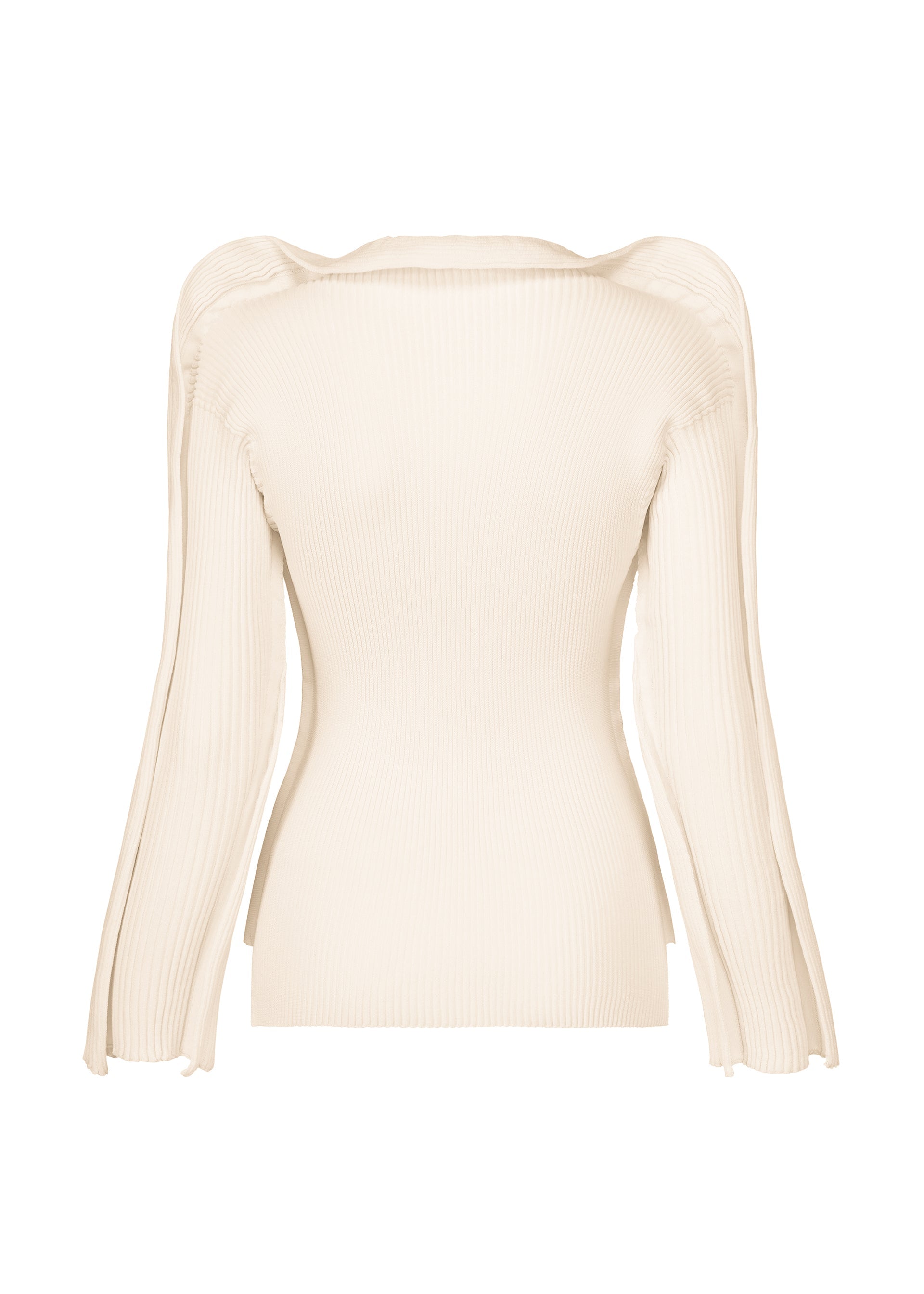 A detail shot of the ISSEY MIYAKE PRANCE top.