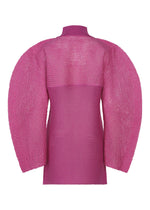 A detail shot of the ISSEY MIYAKE PANINI PULLED dress.
