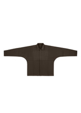 WOOL LIKE COMPACT SHIRT Shirt Brown