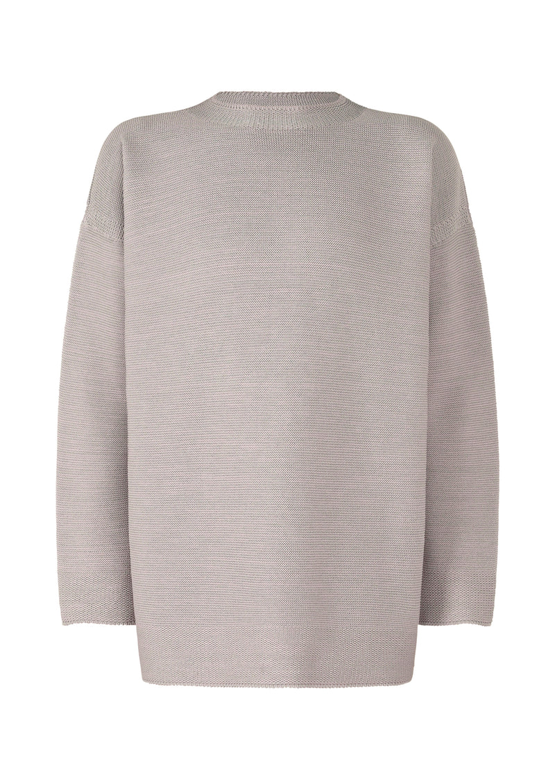 SEAMLESS WASHI KNIT Top Grey