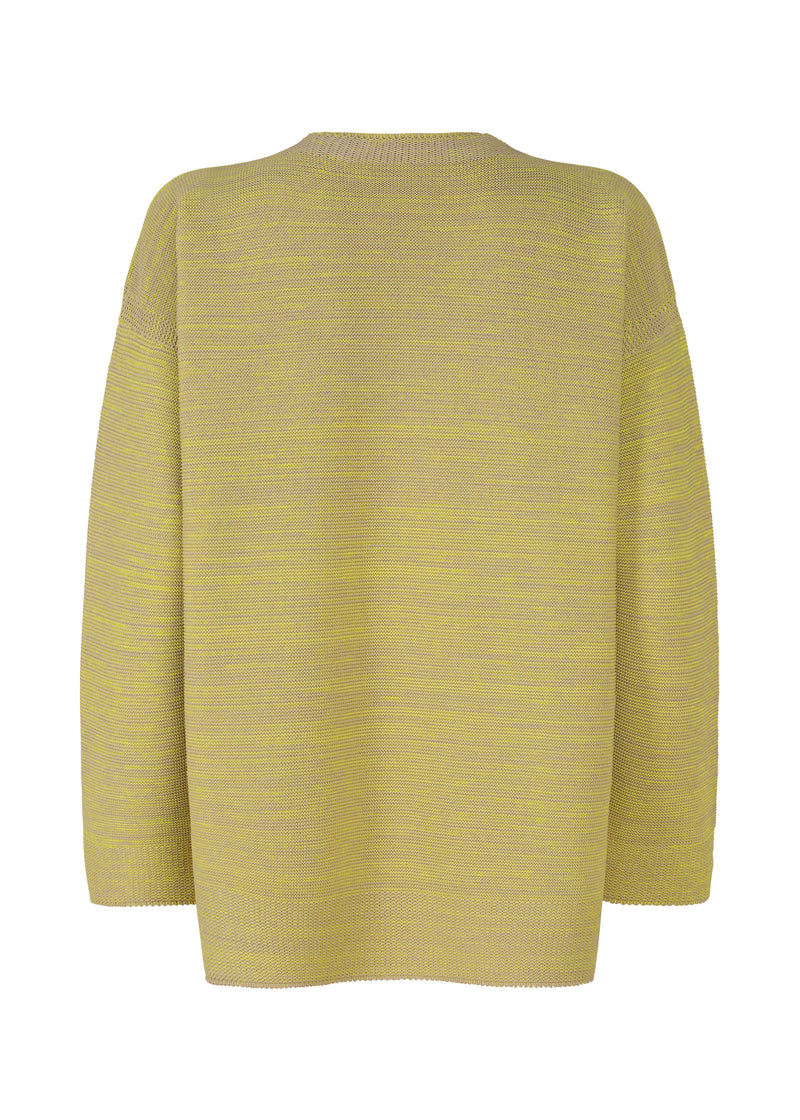 SEAMLESS WASHI KNIT Top Yellow