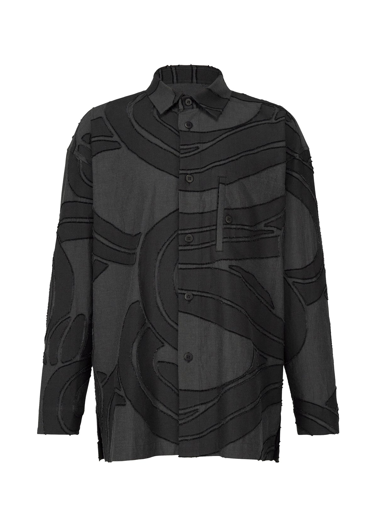A product shot of the ISSEY MIYAKE MEN SCENES shirt in .