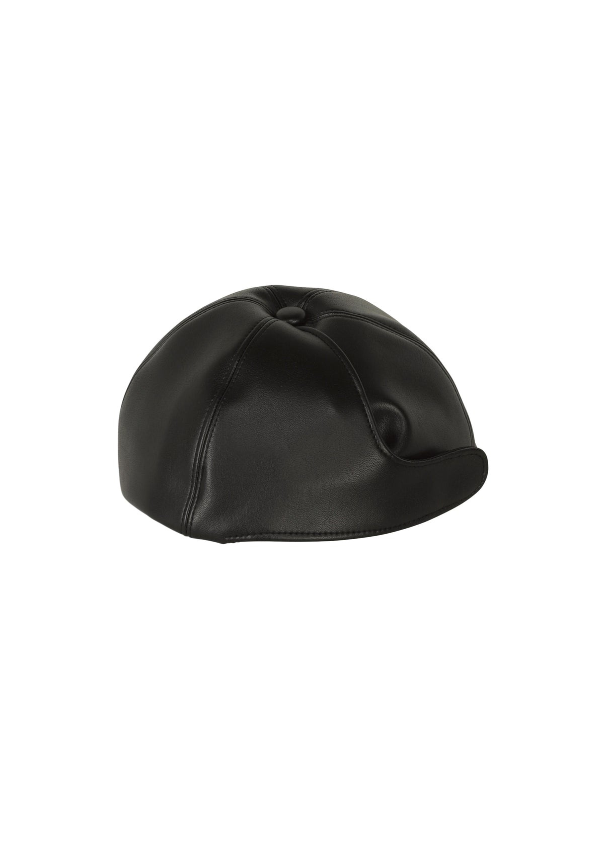 A product shot of the IM MEN PIGEON CAP hat in black (15).