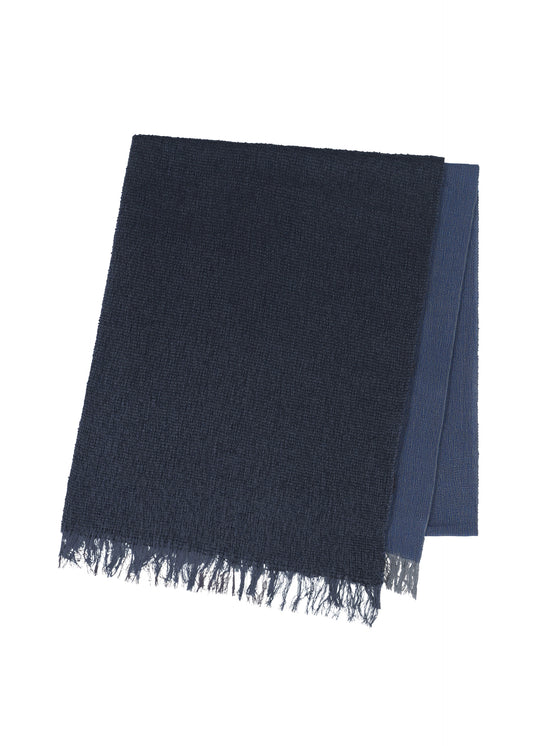A product shot of the IM MEN DOUBLE WEAVE STOLE stole in blue (72).