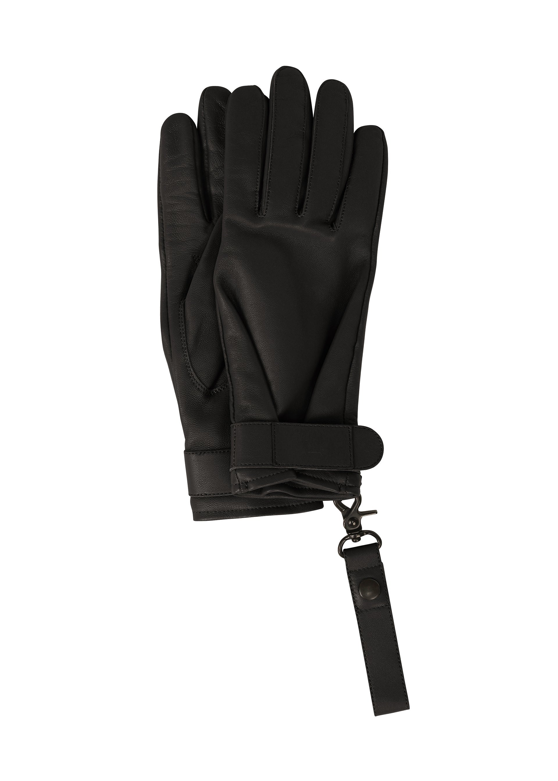 A product shot of the IM MEN PIGEON GLOVES gloves in black (15).