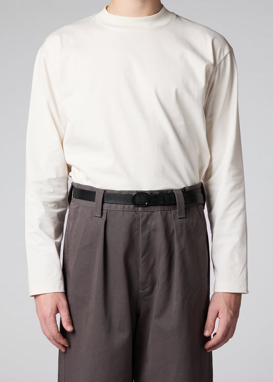 OVAL Belt Dark Brown