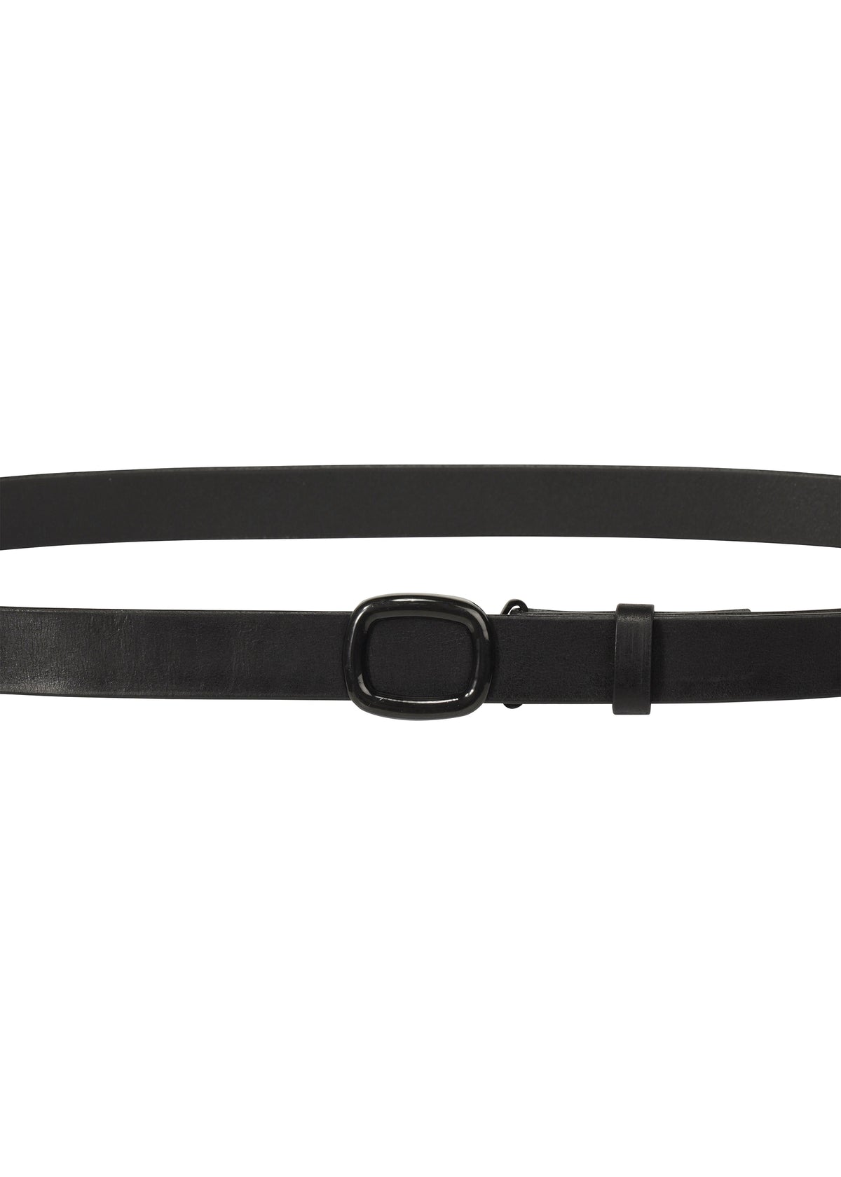 OVAL Belt Dark Brown