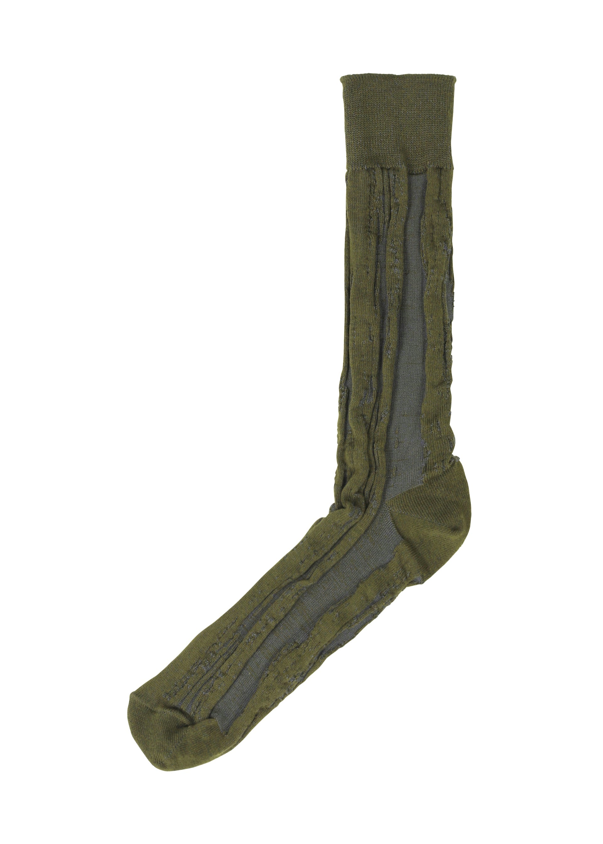 COTTON JACQUARD SOCKS Socks Green – ISSEY MIYAKE EU