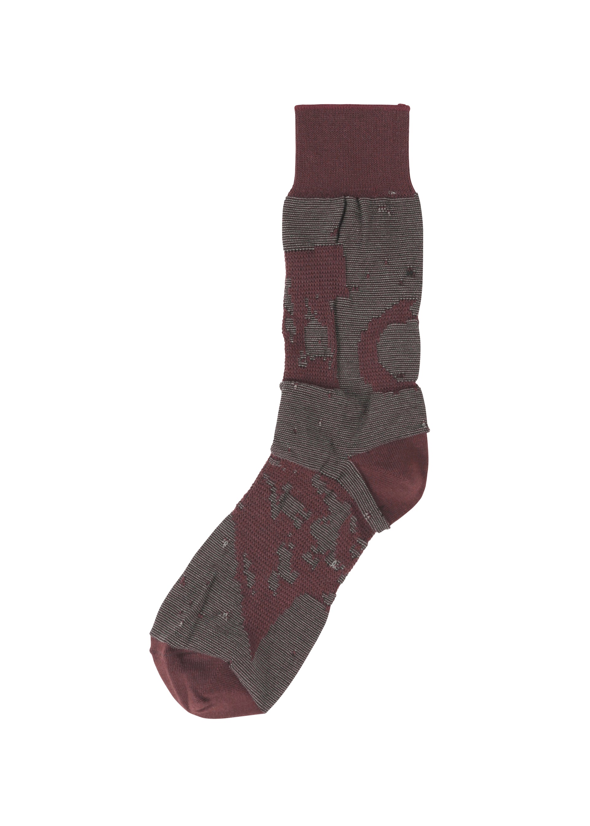 GEOMETRY SOCKS Socks Dark Red